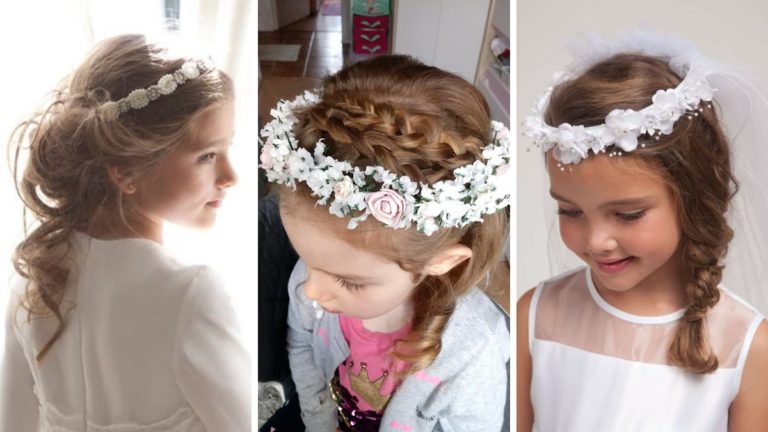 pierwsza komunia święta fryzury, fryzura na komunie zdjęcia