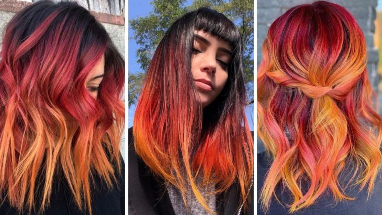 hot cheetos hair, czerwone włosy, pomarańczowe włosy, trendy 2020, trendy zima