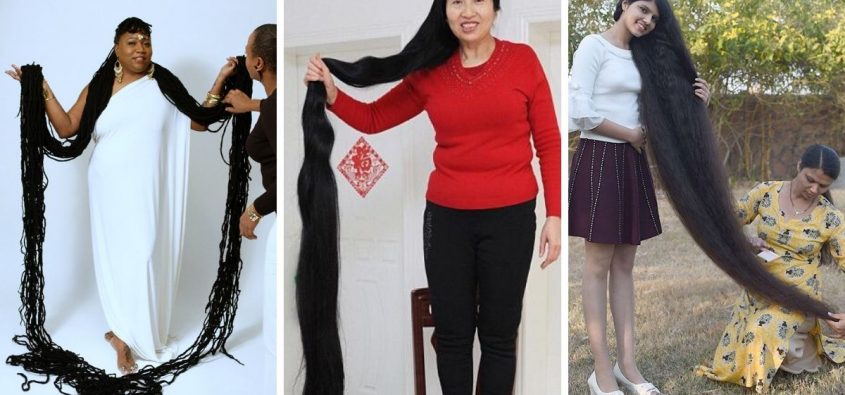 najdłuższe włosy świata, najdłuższe włosy rekord guinessa, asha mandela, nilashi patel, xie quiping