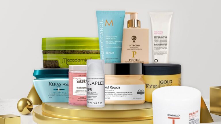profesjonalne maski do włosów zniszczonych