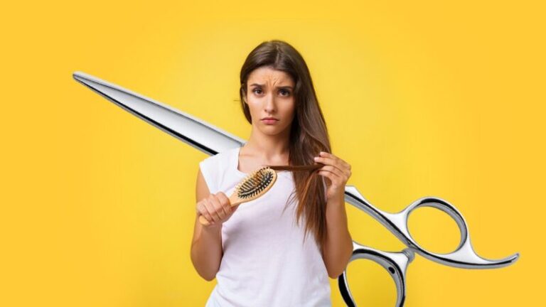 podcinanie włosów, podcinanie końcówek włosów