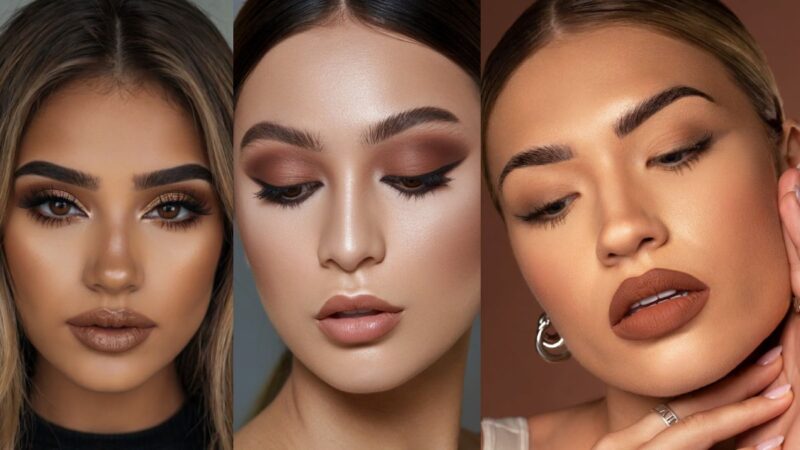 mocha mousse makijaż