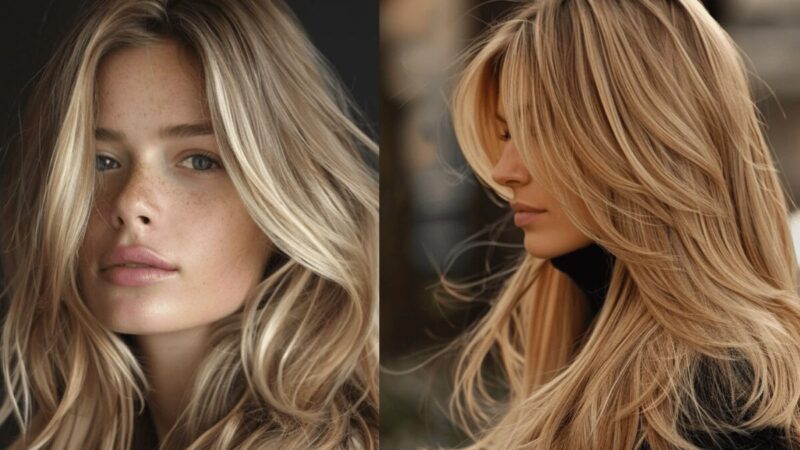 Przykłady stylizacji boho blonde