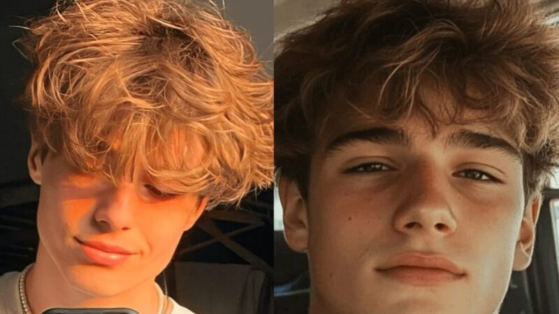 Mężczyźni z fryzurą typu fluffy hair