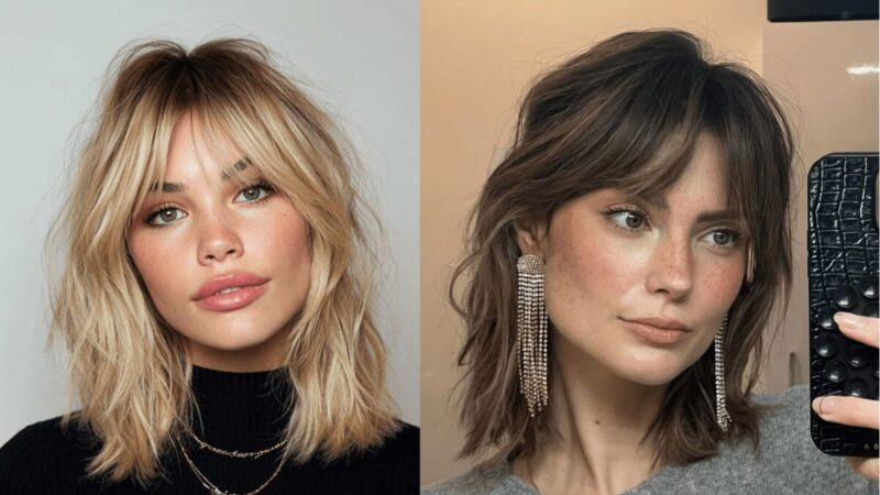 Cięcie włosów typu wolf cut