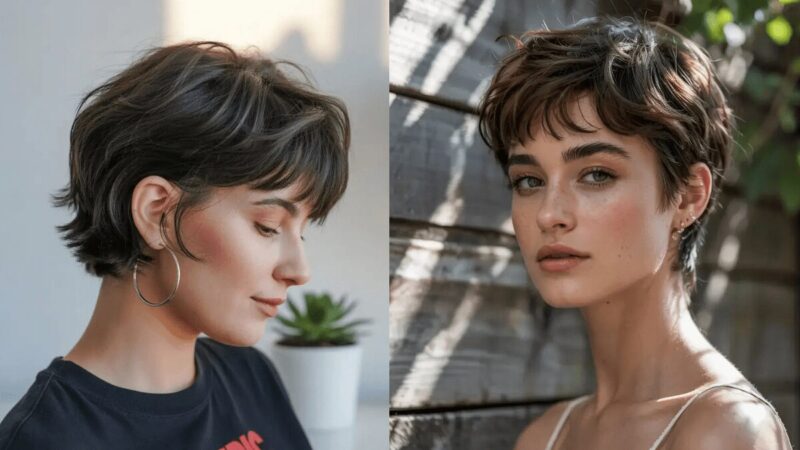 Fryzura w stylu clochette - przykłady