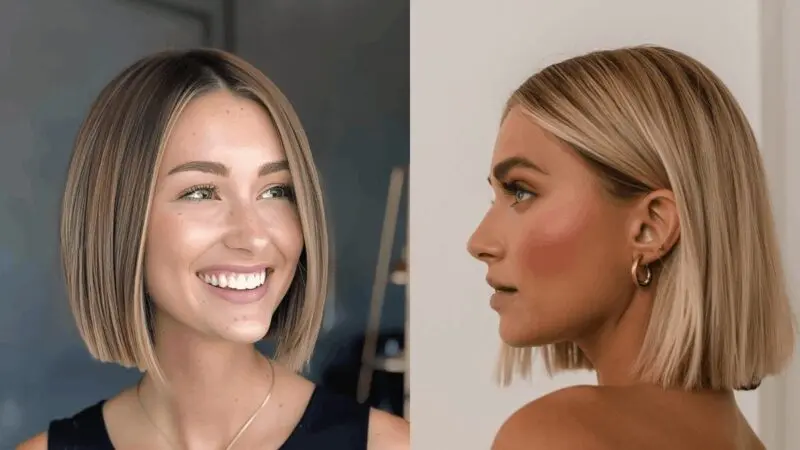 Kobiety w fryzurach typu bob