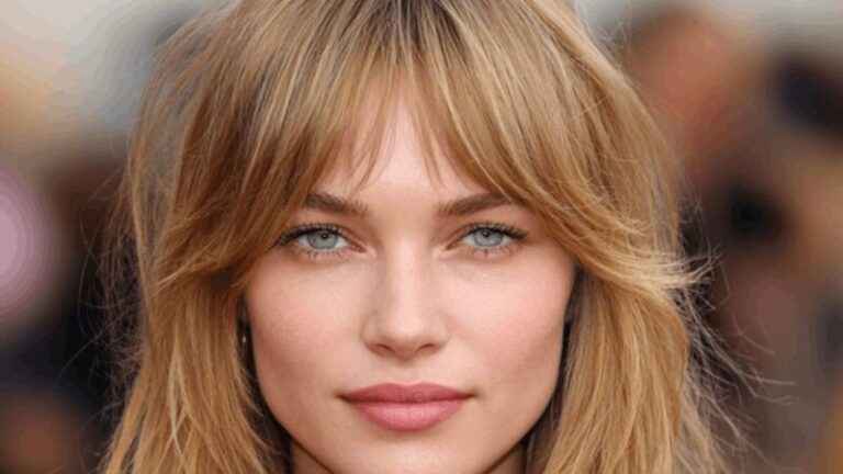 Wispy Bangs - dziewczyna z delikatną grzywką na czole