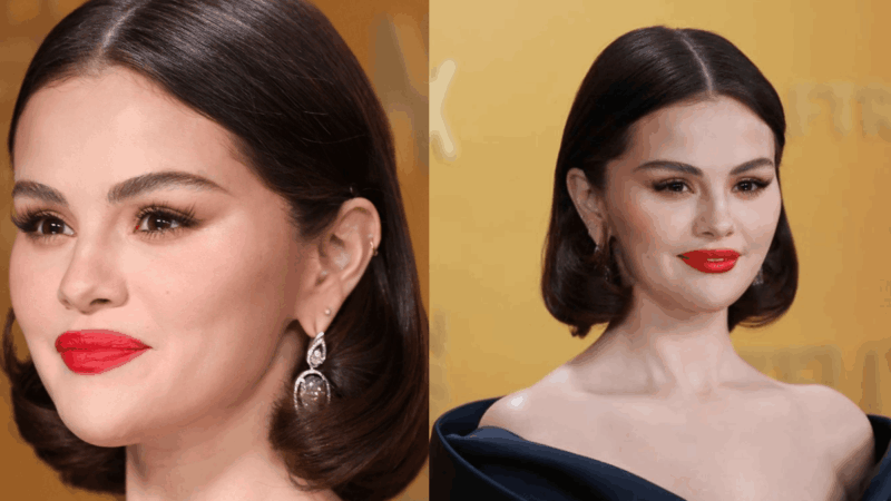 Selena Gomez w fryzurze japoński bob