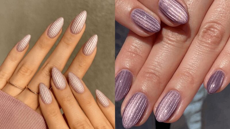 Ribbed-glass nails