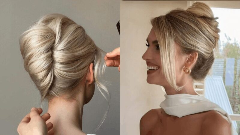 Fryzura typu francuskie upięcie