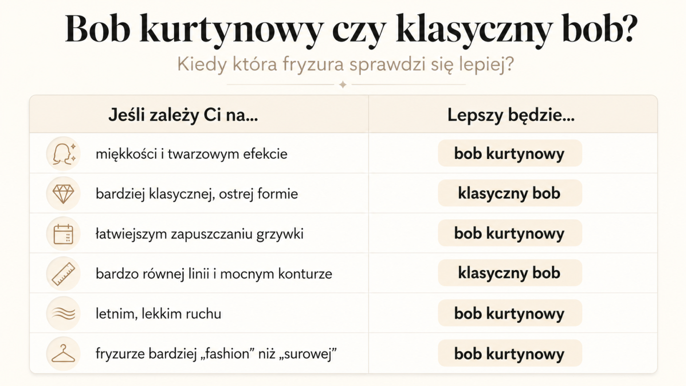 Tabela: bob kurtynowy czy klasyczny