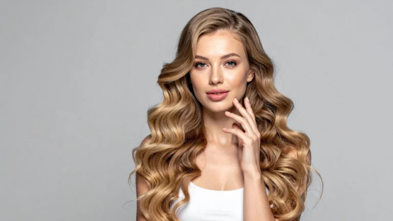 Dziewczyna z długimi blond włosami