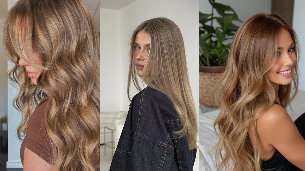 Kobiety z ciemnymi blond włosami