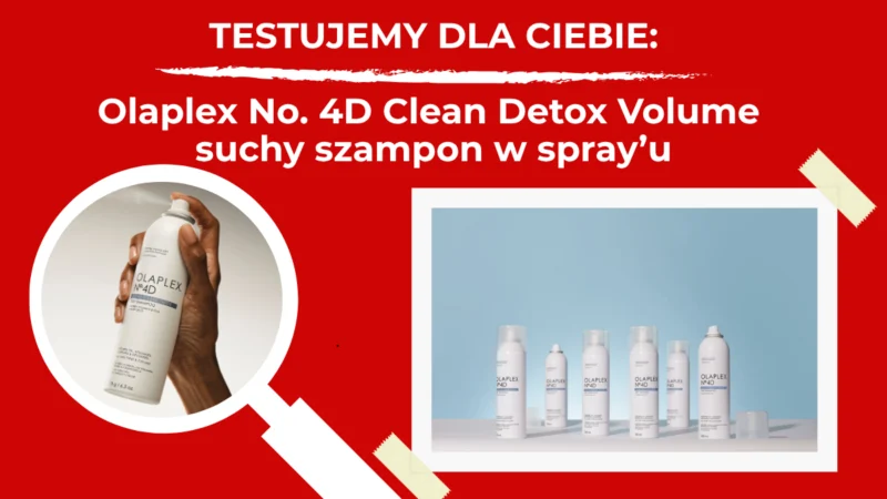 Testujemy kosmetyki: suchy szampon w spray’u Olaplex No. 4D