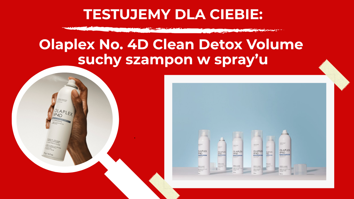 Testujemy kosmetyki: suchy szampon w spray’u Olaplex No. 4D