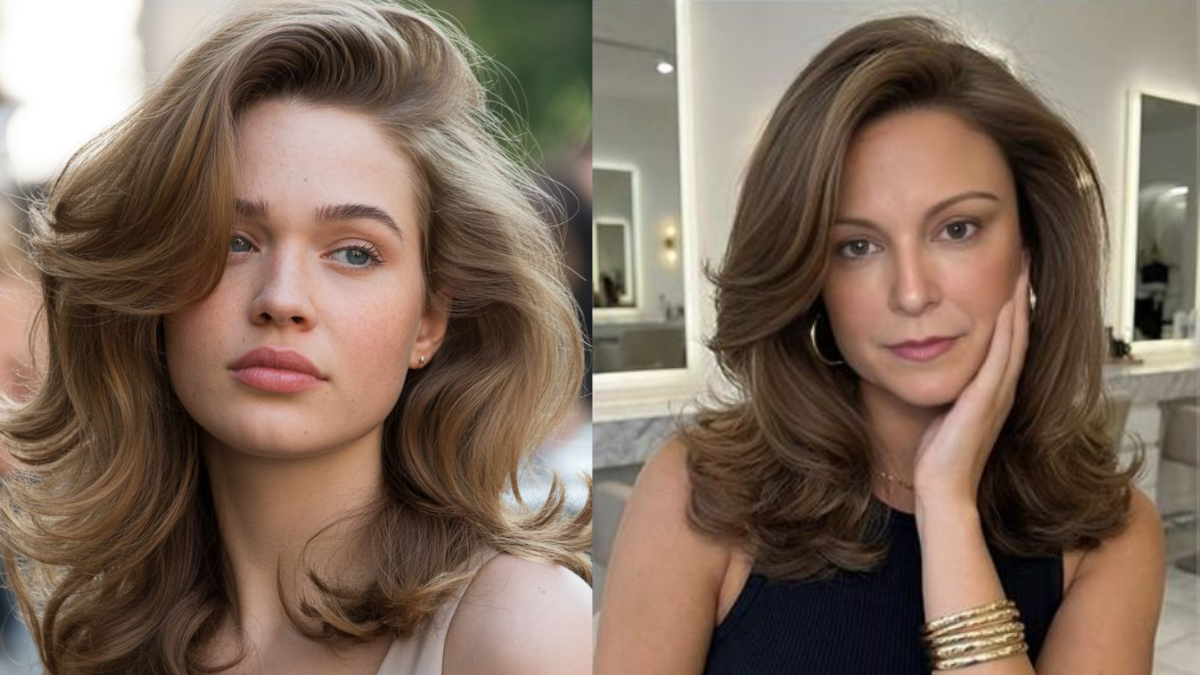 Kobiety z fryzurą blowout