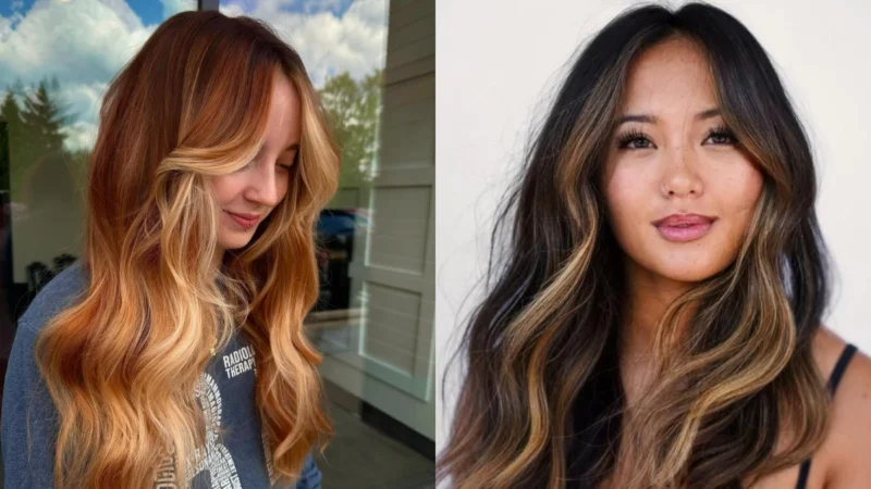 Face framing highlights