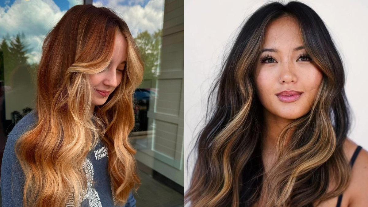 Face framing highlights