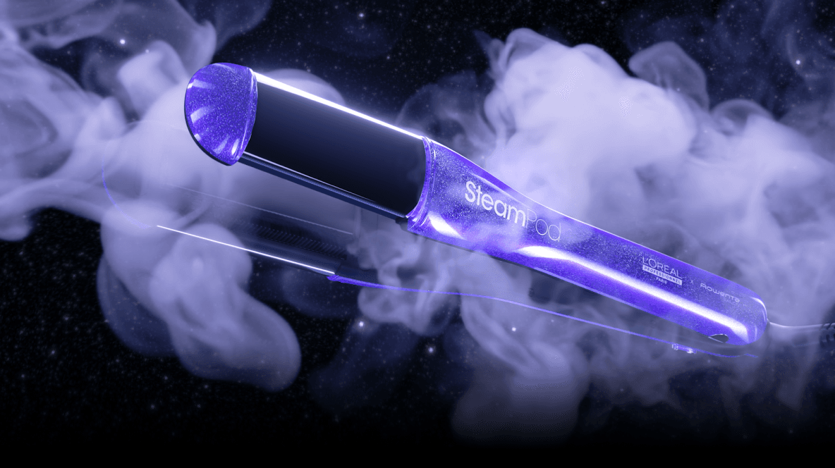 Loreal Steampod Hairstore Background
