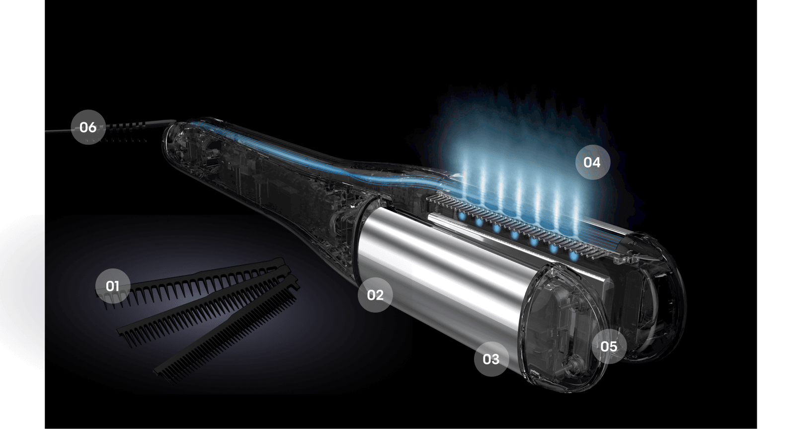SteamPod Active Hair Effect