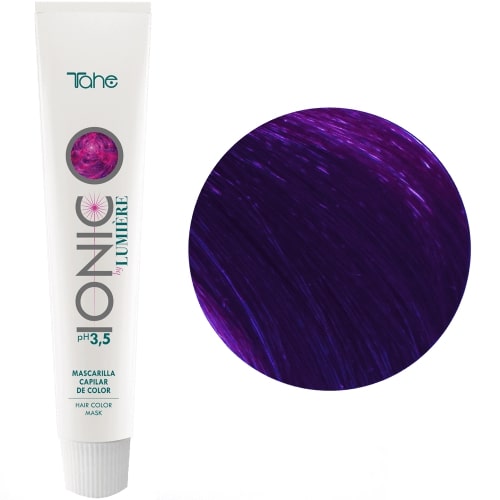 Tahe Ionic Color Haarmaske Intense Violet 100 Ml - Farbverstärkend, Ohne Ammoniak & Peroxid