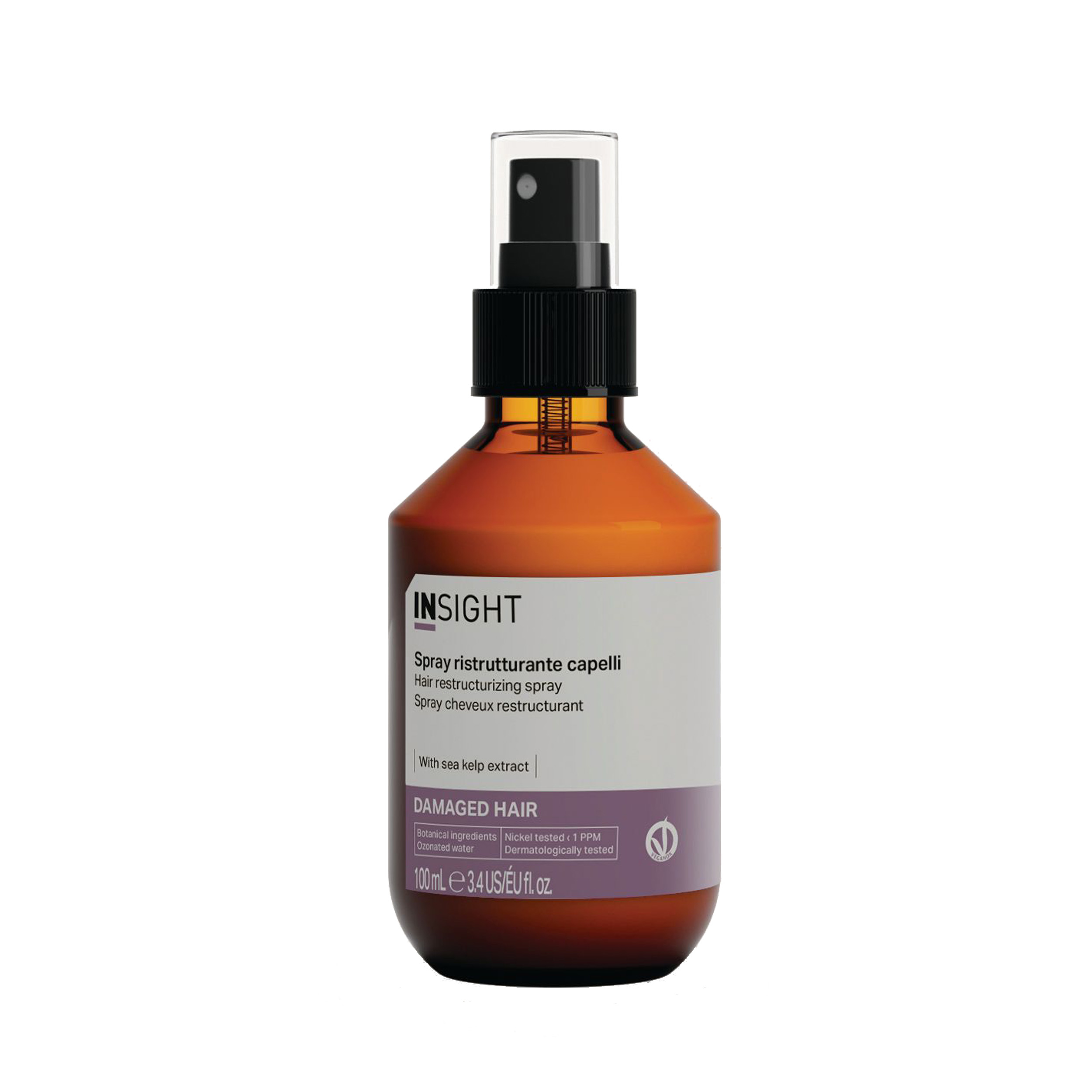 INSIGHT Damaged Hair Restructurizing Booster 35 G – Pflanzliches Pulver Zur Haarreparatur, Für Strapaziertes Haar
