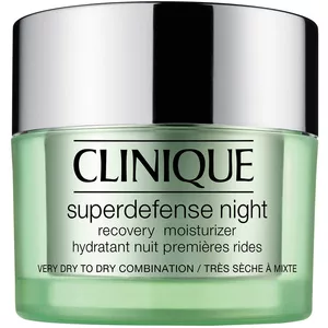 Clinique Superdefense Night Recovery Moisturizer 1/2 Very Dry To Dry Combination regenerujący krem na noc 50ml