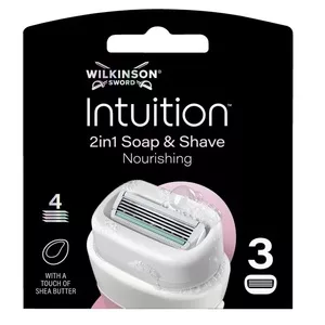 Wilkinson Intuition Nourishing wkłady z 4 ostrzami 3szt