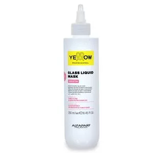 Yellow Professional Keratin Glass Liquid Mask, maska wygładzająca do włosów w płynie, 250ml