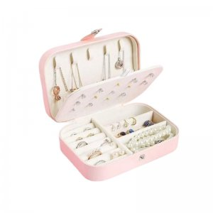 Ecarla Szkatułka na biżuterię Różowa PD160R