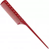 Y.S. Park, grzebień ze szpikulcem, model 107, czerwony
