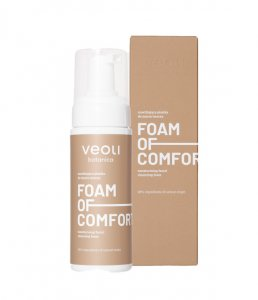 Veoli Botanica Foam of Comfort, nawilżająca pianka do mycia twarzy, 150ml