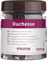 Efalock Duchesse, wsuwki do włosów, 7cm, opakowanie 500g, czarny