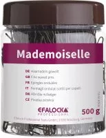 Efalock Mademoiselle, spinki do koka karbowane 65mm, 500g, czarny