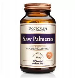 Doctor Life Saw Palmetto ekstrakt z owoców palmy sabałowej 160mg suplement diety 60 kapsułek