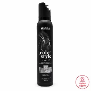 Indola Profession Color Style Mousse, pianka koloryzująca, średni blond, 200ml - uszkodzone zamknięcie