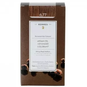 Korres Argan Oil, trwała farba do włosów, 6.77, 50ml