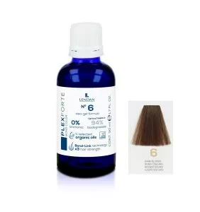 Lendan Plex Forte Bond Color, farba do włosów do trwałej lub półtrwałej koloryzacji, 6, 50ml