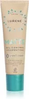 Lumene, podkład matujący, MATTE 0 Light Ivory SPF20, 30ml