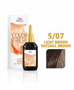 Wella Color Fresh, farba demipermanentna do włosów, 5/07, 60ml
