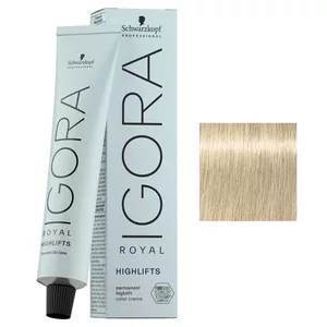 Schwarzkopf Igora Royal Highlifts, farba do włosów, 10-1 Highlifts, 60ml - brak opakowania, pognieciona tubka
