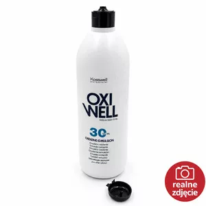 Kosswell Oxiwell 9%, woda utleniona w osnowie kremowej, 1000ml - odłamane zamknięcie