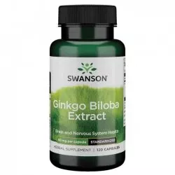 Swanson Ginkgo Biloba ekstr GinkgoSelect 60mg 120k
