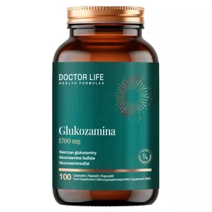 Doctor Life Glukozamina 1700mg suplement diety 100 kapsułek