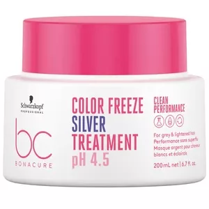 Schwarzkopf BC Color Freeze Silver, maska ochładzająca kolor, pH 4.5, 200ml
