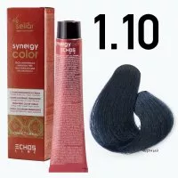 Echosline Seliar Synergy Color, farba do włosów bez amoniaku, 1.10 Blue Black, 100ml