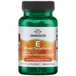 Swanson Witamina E mieszanka 200IU 100sgels