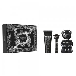 Moschino Toy Boy zestaw woda perfumowana spray 100ml + żel do ciała 100ml + woda perfumowana spray 10ml (M)