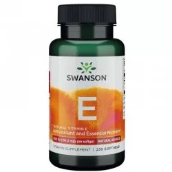 Swanson Witamina E Naturalna 200IU 250 kaps